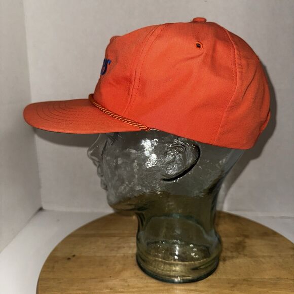 Vintage Ravines Golf Orange Rope Hat Texace USA Made Strapback Cap main image 5
